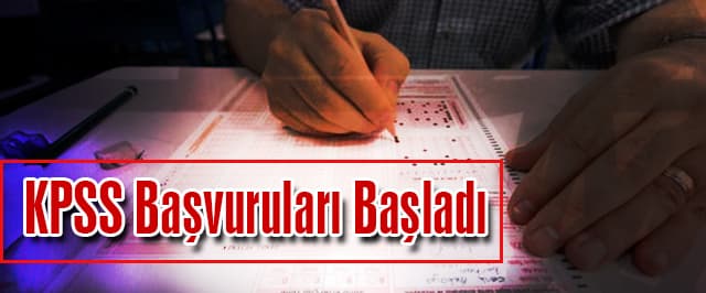 KPSS Başvuruları Başladı