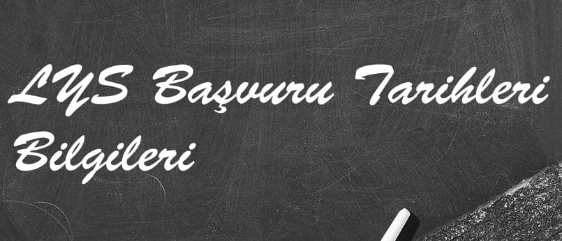 2013 Lys Başvuru Tarihleri ve Ücretleri